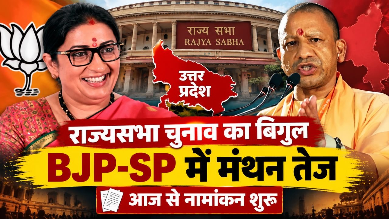 UP Rajya Sabha Election 2026 में नामांकन शुरू, BJP और SP की चुनावी रणनीति