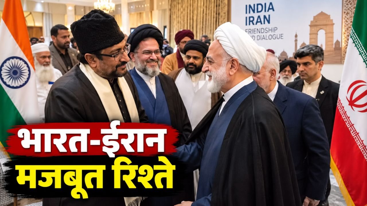 नई दिल्ली में ईरान के चीफ जस्टिस के स्वागत में आयोजित सम्मेलन से जुड़ी खबर।