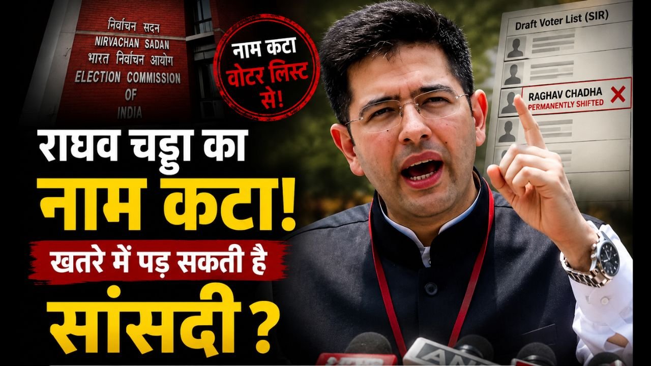 राघव चड्ढा का नाम पंजाब की ड्राफ्ट वोटर लिस्ट से हटने का विवाद