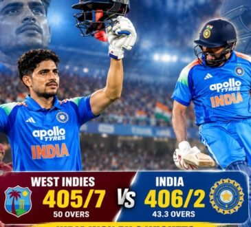 India vs West Indies: शुभमन गिल और रोहित शर्मा की शानदार बल्लेबाजी के बाद भारत की रिकॉर्ड जीत