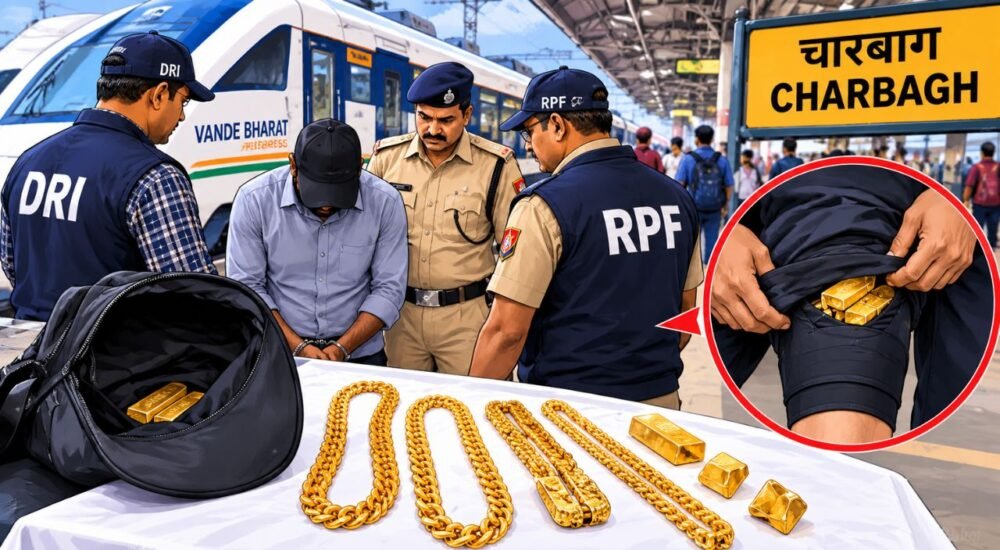 लखनऊ में वंदे भारत एक्सप्रेस से जुड़े सोना जब्ती मामले की प्रतीकात्मक तस्वीर