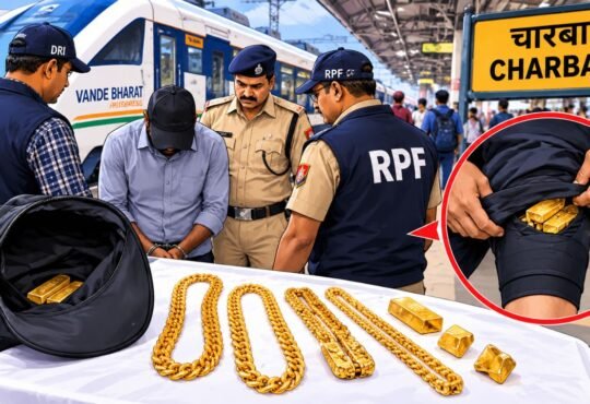 लखनऊ में वंदे भारत एक्सप्रेस से जुड़े सोना जब्ती मामले की प्रतीकात्मक तस्वीर