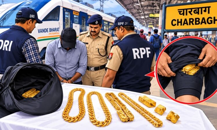 लखनऊ में वंदे भारत एक्सप्रेस से जुड़े सोना जब्ती मामले की प्रतीकात्मक तस्वीर